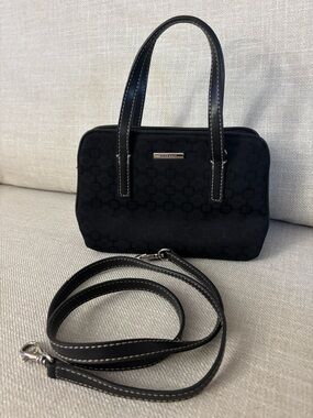 Nine West Black Women's Structured Top-Handle Bag